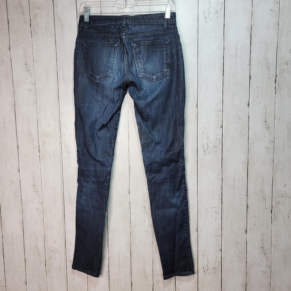 Rich & Skinny Women's Skinny Jeans Indigo Rinse Dark Wash Size 24. - Picture 3 of 7